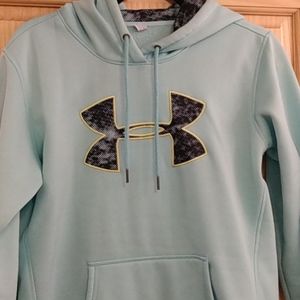 Under Armour XStorm teal hoodie- S